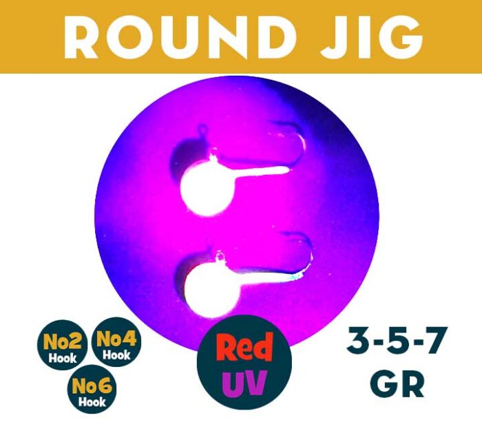 Μολυβοκεφαλή “Round Jig” HandPainted by NerdFishing - Image 5