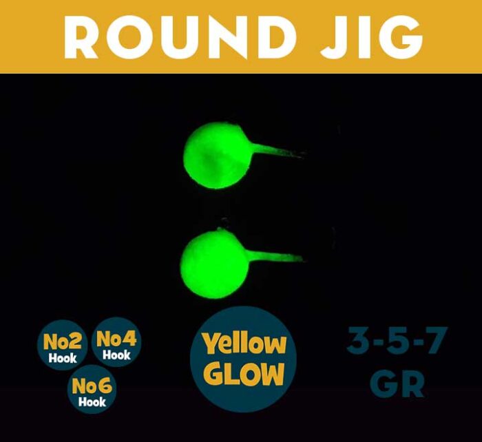 Μολυβοκεφαλή “Round Jig” HandPainted by NerdFishing - Image 3
