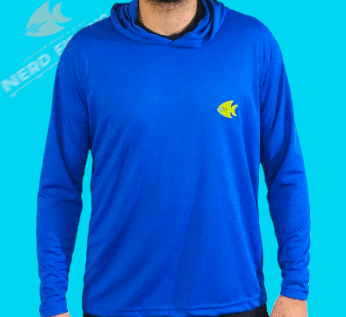 Μπλούζα Αντιανεμική/Αντιϊδρωτική Nerd Fishing με Κουκούλα - Image 3