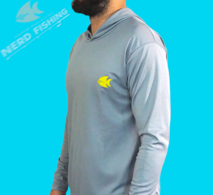 Μπλούζα Αντιανεμική/Αντιϊδρωτική Nerd Fishing με Κουκούλα - Image 6