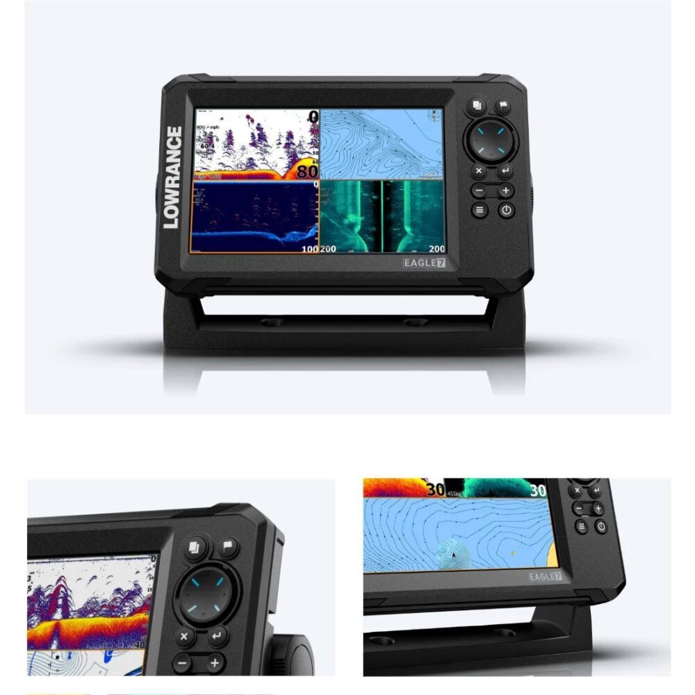 Lowrance Eagle 7" 600W με Αισθητήρα HDI 50/200kHz 2025