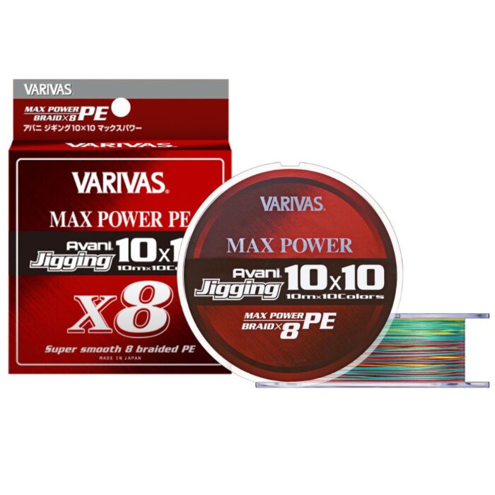 VARIVAS Avani Jigging 10×10 Max Power X8 Multicolor PE line